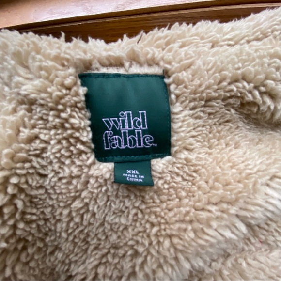 Wild Fable Sherpa Lined Flannel Button Shacket - Picture 8 of 10